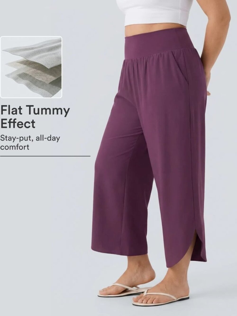 Halara 2X Breezeful™ High Waisted Tummy Control Quick Dry Pants Pockets 50% off